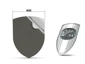 Cadillac Decalcomanie Silicone 3D Gel Drift Eleganti Etichette